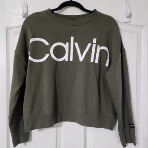 Calvin Klein Performance Green Crewneck Sweatshirt